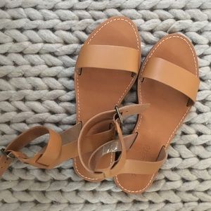 Madewell The Boardwalk Ankle Strap Sandals